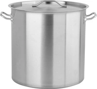 Garnek ze stali nierdzewnej wysoki - poj. 71l z pokrywką | YATO YG-00019