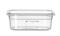 Pojemnik GN 1/4 gł. 10 cm z polipropylenu HACCP | HENDI 880371