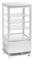 Witryna chłodnicza Mini 75L2T biała | BARTSCHER 700287