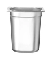 Pojemnik GN 1/6 gł. 20 cm ze stali nierdzewnej KITCHEN LINE | HENDI 806654