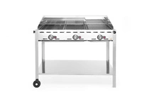Grill gazowy Green Fire Kitchen Line 3-palnikowy | HENDI 149591