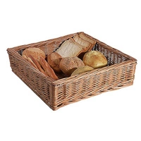 Koszyk na pieczywo kwadratowy, polipropylen 35x35x10 cm | CONTACTO 4881/350