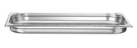 Pojemnik GN 1/1 gł. 4 cm ze stali nierdzewnej KITCHEN LINE perforowany | HENDI 807118