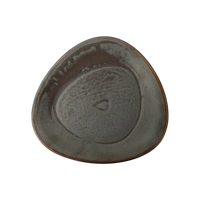 Talerz płytki Delta Cristall hematyt 26 cm | KERA CERAMIKA 15.3.HEMATYT