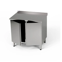 Stół roboczy nierdzewny z szafką 90x70x85 cm | FORGAST