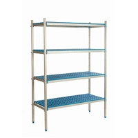 Regał wolnostojący 5-półkowy głęb. 40 cm 4PD-45+10P-144+5P-154 | ALUSHELF 40247