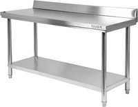 Stół roboczy nierdzewny z półką 160x60x85 cm | YATO YG-09025