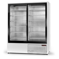 Szafa chłodnicza przeszklona przyścienna | RAPA SCh-SR 1400 W