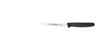 Nóż uniwersalny z falistą krawędzią - 11 cm, czarny | GIESSER MESSER 8365 wsp 11