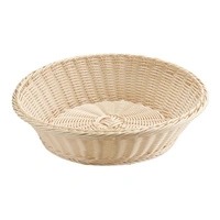 Koszyk na pieczywo z polropylenu, EKONOMIC, jasny beż, 39x10 cm | APS-40144