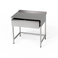 Stół roboczy nierdzewny z szufladą 60x70x85 cm | FORGAST