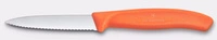Nóż do warzyw i owoców Swiss Classic, ostrze ząbkowane, pomarańczowy, dł. ostrza 8 cm | VICTORINOX 6.7639.C1
