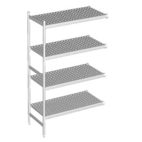 Regał aluminiowo-polietylenowy narożny | RM GASTRO zestaw nr 431