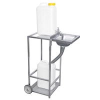 Mobilny zlew do mycia rąk 45x36x85 cm | CONTACTO 4007/850