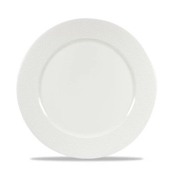 Talerz porcelanowy płytki z szerokim rantem Isla śr. 30,5 cm | FINE DINE WHISIP121