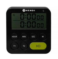 Timer kuchenny dwuzakresowy, minutnik cyfrowy | HENDI 582046