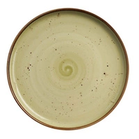 Talerz porcelanowy z wysokim rantem Olive | FINE DINE 778128
