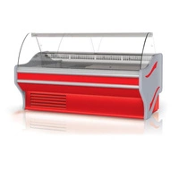 Lada chłodnicza z szybą giętą - moduł do łączenia w ciągi | RAPA L-E/72/107