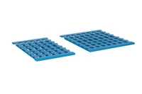 Regał łącznikowy 4-półkowy głęb. 50 cm 1PD-54+8P-125+16UM | ALUSHELF 50497