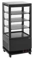 Witryna chłodnicza Mini 75L2T czarna | BARTSCHER 700387