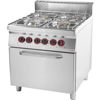 Kuchnia gastronomiczna gazowa z piekarnikiem SPT 90/80 - 21 GE | REDFOX 00007372