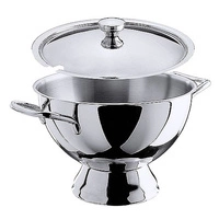 Waza na zupę stalowa, 5,5 l, średnica 28 cm | CONTACTO 5860/280