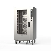 Piec konwekcyjno - parowy, elektryczny, z wózkiem na 20 GN 1/1 Tecnocombi Xtra, z automatycznym myciem | TECNOINOX 954658