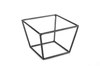 Podstawa bufetowa, trapezowa czarny mat, 17.8x18x22.7 cm, Charms | AMBITION 126685