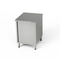 Stół roboczy nierdzewny z szafką 60x70x85 cm | FORGAST