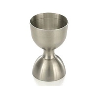 Miarka barmańska Bell z prostą krawędzią, stal nierdzewna, 25/50 ml | BARFLY M37098