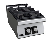 Kuchnia gastronomiczna gazowa nastawna 2-palnikowa, LPG, 16 kW | FAGOR C-G720 H