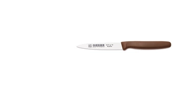 Nóż do obierania - 10 cm, brązowy | GIESSER MESSER 8315 sp 10 br