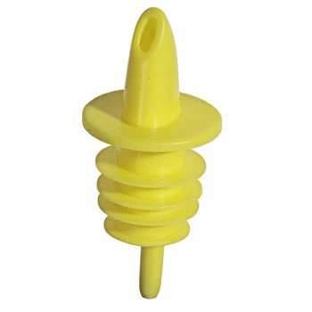 Nalewak do alkoholu żółty, z polietylenu, 7 cm | CONTACTO 5852/004