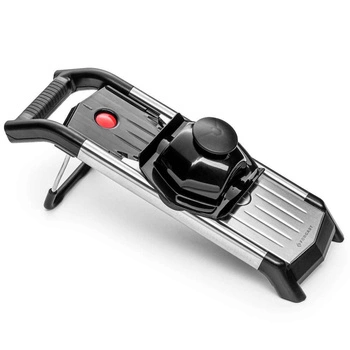 Szatkownica ręczna, (mandolina) do krojenia w plastry i słupki Julienne, 5 wymiennych ostrzy | FORGAST FG10016