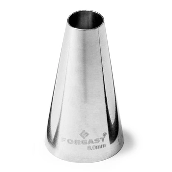 Końcówka do kremu okrągła, 8 mm | FORGAST FG11088