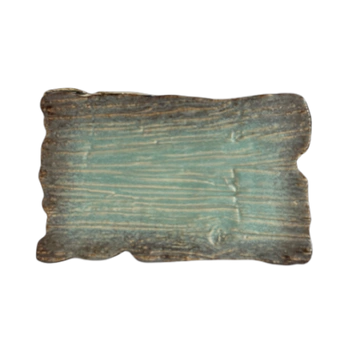 Talerz płytki prostokątny Moku agat 30 x 18 cm | KERA CERAMIKA 16.2.AGAT