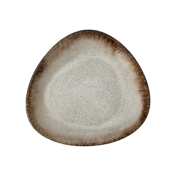 Talerz płytki Delta Cristall dolomit 26 cm | KERA CERAMIKA 15.3.DOLOMIT