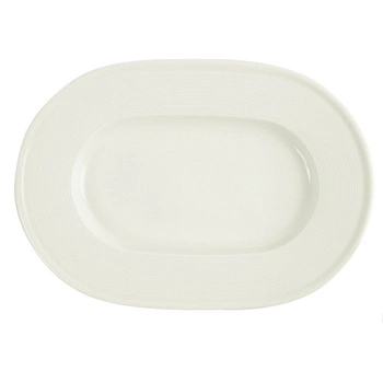 Półmisek porcelanowy owalny śr. 25 cm Line | FINE DINE 04ALM002142