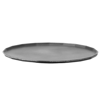 Patera z melaminy - taca, Metropolis, czarna, 30 cm | FINE DINE 562567