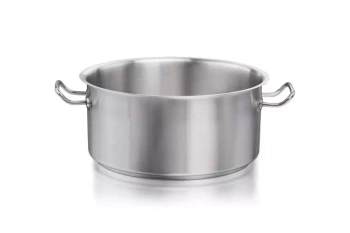 Garnek ze stali nierdzewnej niski, satynowany, poj. 2.7 l, 20 cm | AMBITION 307024
