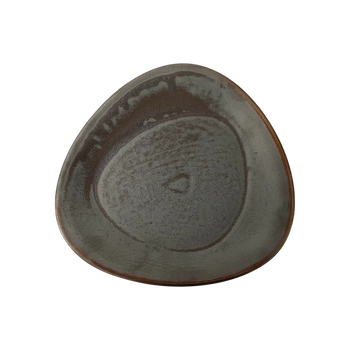 Talerz płytki Delta Cristall hematyt 26 cm | KERA CERAMIKA 15.3.HEMATYT