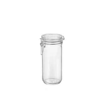 Słoik Fido Cylindrical z wekiem z klamrą, 1 l | BORMIOLI ROCCO 1.41378