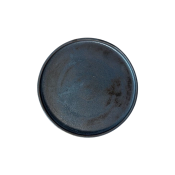 Talerz płytki z rantem Arondi antracyt 20 cm | KERA CERAMIKA 18.3.ANTRACYT