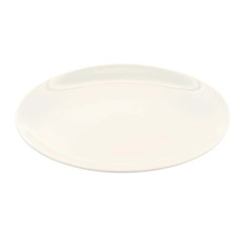 Talerz płytki porcelanowy bez rantu CREMA - 21 cm | FINE DINE 770344