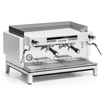 Ekspres do kawy 2 -grupowy automatyczny, biały | CANARIO CAFE CC030