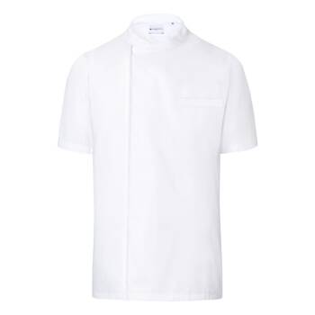Koszula kucharska Basic z krótkim rękawem biała | KARLOWSKY BJM 3-3