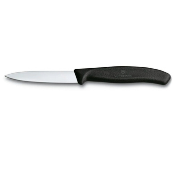 Nóż do jarzyn Swiss Classic czarny dł. ostrza 8 cm | VICTORINOX 6.7603