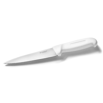 Nóż kuchenny HACCP biały dł. 15 cm | FORGAST FG01835