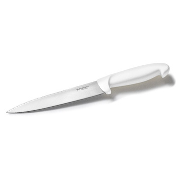 Nóż kuchenny HACCP biały dł. 18 cm | FORGAST FG01846