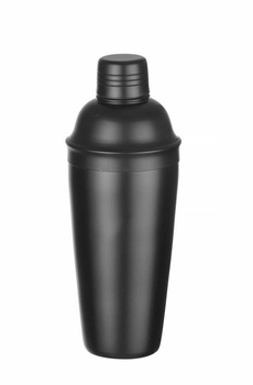 Shaker 3-częściowy Cobbler 0,8 l kolor czarny | BarUp 596432